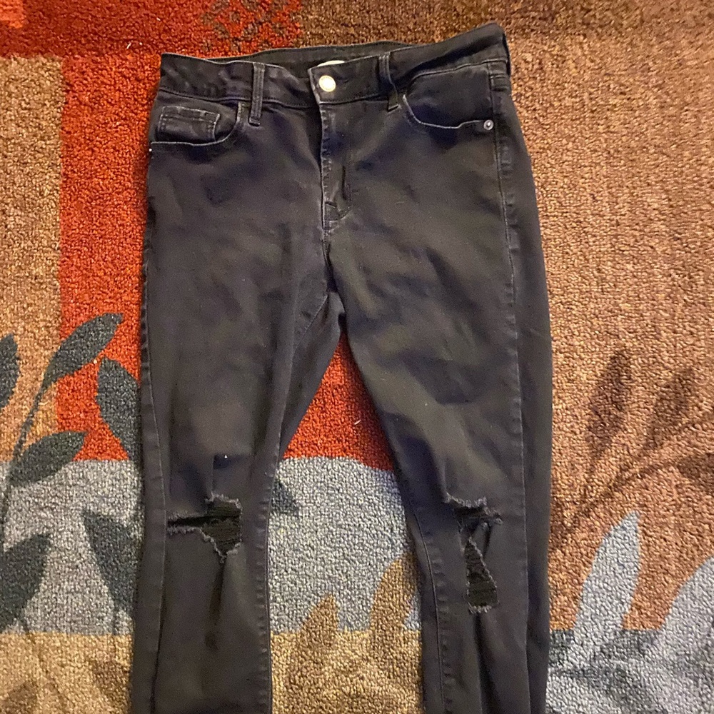 Ripped Black Jeans